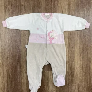 Fehér|Rózsaszín színű Lány Rugdalózó - ( Egyéb ) 74