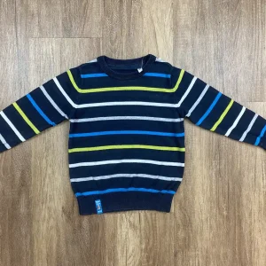 Fehér|Kék|Zöld színű Fiú Pulóver - ( C&A ) 116