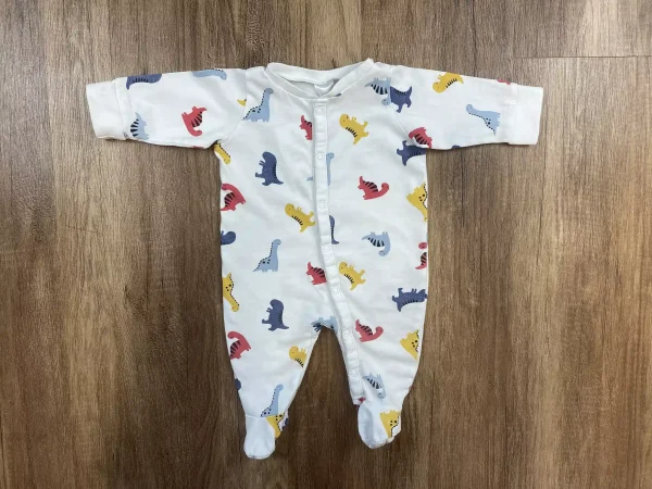 Fehér színű Fiú Rugdalózó - ( H&M ) 56