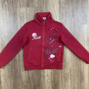 Piros színű Lány Pulóver - ( Egyéb ) 128