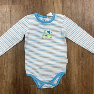 Fehér|Kék színű Fiú Body - ( Brendon ) 92