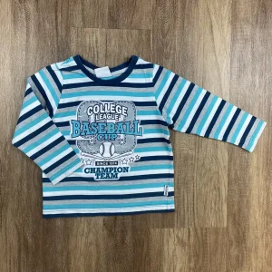 Kék|Szürke színű Fiú Póló - ( Brendon ) 92