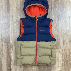 Barna|Kék színű Fiú Mellény - ( Quechua ) 98|104