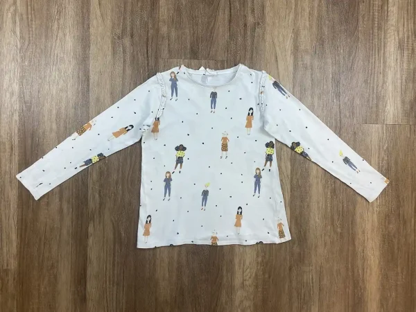 Fehér színű Lány Póló - ( Zara ) 134