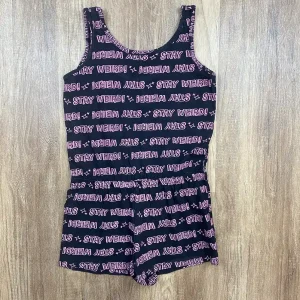 Fekete|Rózsaszín színű Lány Playsuit - (Egyéb) 152