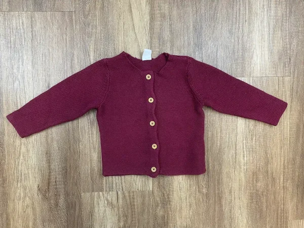 Bordó színű Lány Kardigán - (H&M) 80