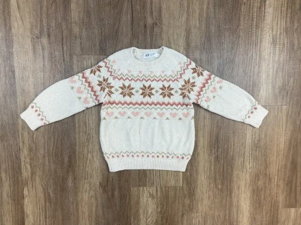 Drapp|Barna színű Lány Pulóver - (H&M) 110|116
