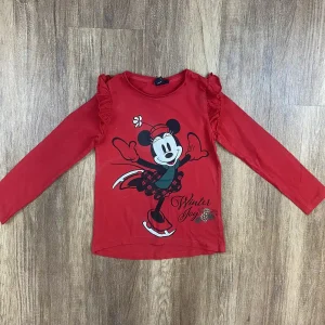 Piros színű Lány Póló - (Disney) 128