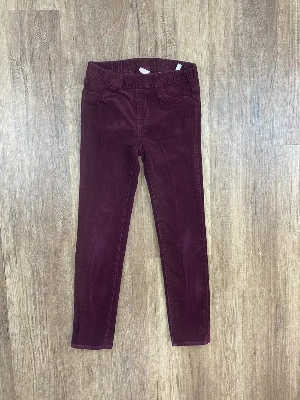Bordó színű Lány Nadrág - (H&M) 128