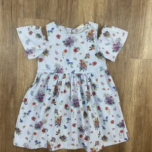 Kék|Fehér színű Lány Ruha - (H&M) 128