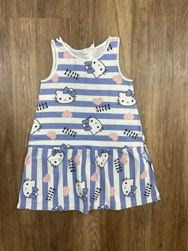 Fehér|Kék színű Lány Ruha - (H&M) 110|116
