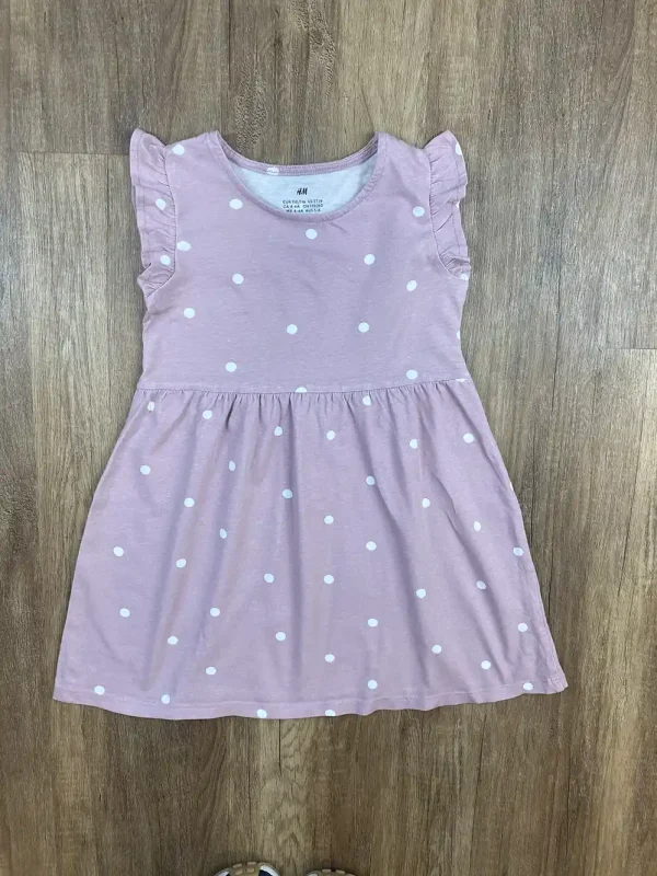Rózsaszín színű Lány Ruha - (H&M) 110|116