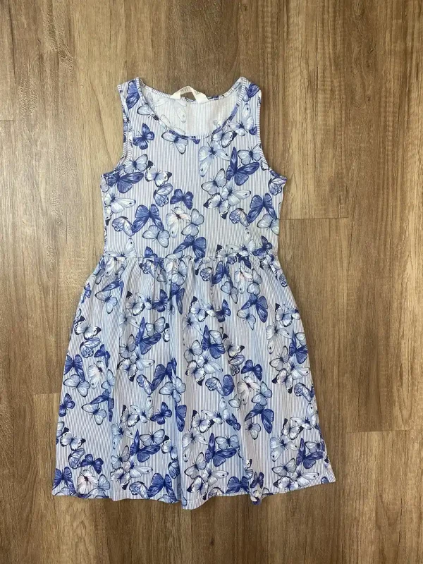 Fehér|Kék színű Lány -  Ruha ( H&M ) 134|140