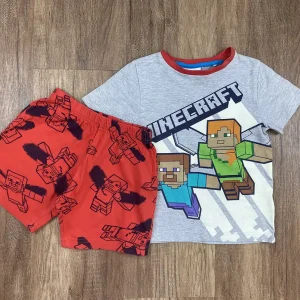 Szürke|Piros színű Fiú -  Pizsama ( Next ) 98