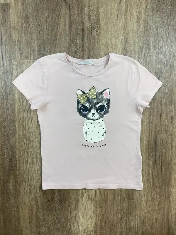 Rózsaszín színű Lány -  Póló ( H&M ) 122|128
