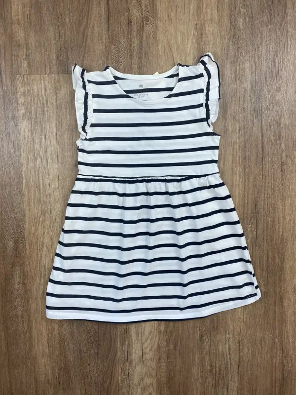 Fehér|Kék színű Lány -  Ruha ( H&M ) 98|104