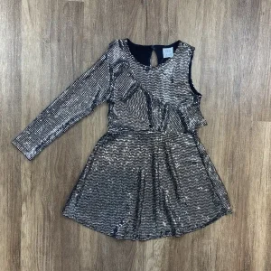 Fekete|Ezüst színű Lány -  Ruha ( Zara ) 128