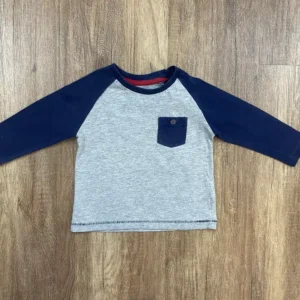 Szürke|Kék színű Fiú -  Póló ( Egyéb ) 80|86