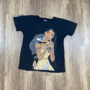 Fekete színű Rövid ujjú Lány Póló (Reserved) 140