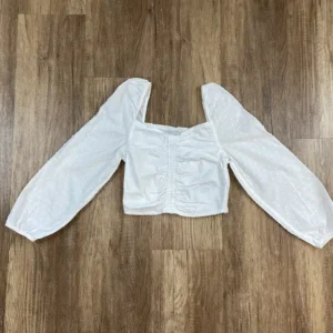 Fehér színű Hosszú ujjú Lány Blúz (Egyéb) 134, 140