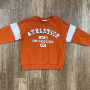 Fehér|Narancs színű Fiú pulóver - ( H&M ) 80