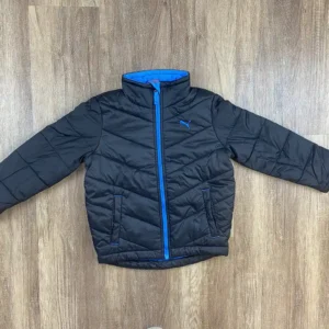 Fekete színű Hosszú ujjú Fiú Kabát (Puma) 116