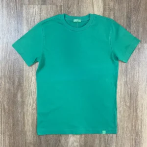 Zöld színű Rövid ujjú Fiú Póló (Benetton) 140