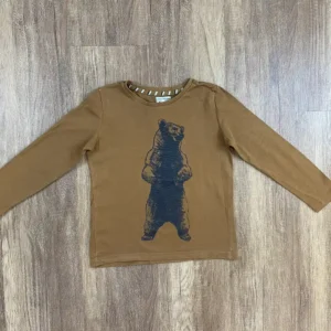 Barna színű Hosszú ujjú Fiú Póló (Egyéb) 116, 122