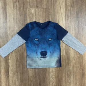 Kék színű Hosszú ujjú Fiú Póló (Egyéb) 116