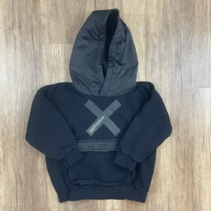 Fekete színű Kapucnis Fiú Pulóver (Reserved) 116