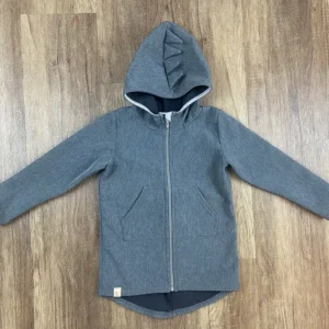 Szürke színű Kapucnis Fiú Kabát (Egyéb) 104