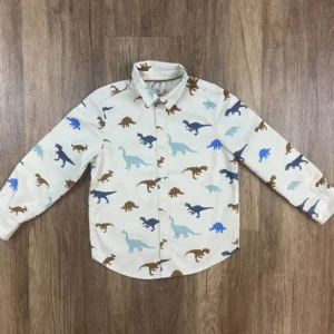 Drapp, Kék színű Hosszú ujjú Fiú Ing (H&M) 116