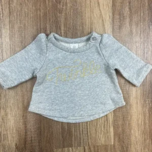 Szürke színű Hosszú ujjú Lány Pulóver (GAP) 56, 62