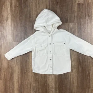 Vaj színű Kapucnis Lány Kabát (Zara) 104