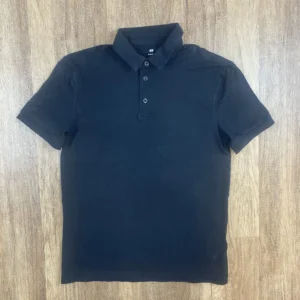 Fekete színű Galléros Fiú Póló (H&M) XS