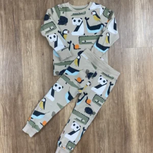 Homok színű Hosszú ujjú Fiú Pizsama (Next) 104, 98