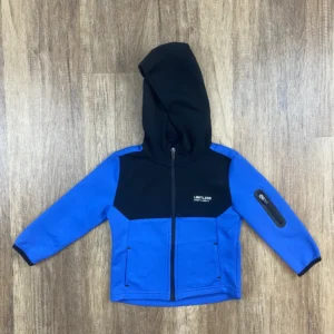 Fekete, Kék színű Kapucnis Fiú Pulóver (Primark) 104, 98