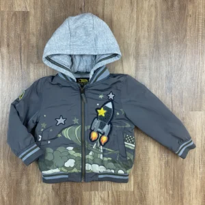 Szürke színű Kapucnis Fiú Kabát (Next) 104, 98