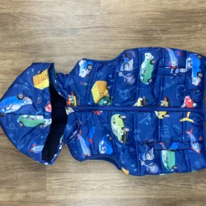 Kék színű Kapucnis Fiú Mellény (Egyéb) 104, 98