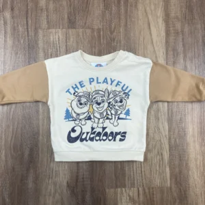 Barna, Bézs színű Hosszú ujjú Fiú Pulóver (Egyéb) 68, 74