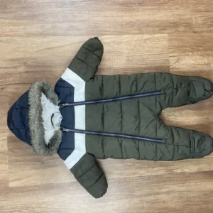 Fehér, Fekete, Khaki színű Kapucnis Fiú Overál (F&F) 62, 68