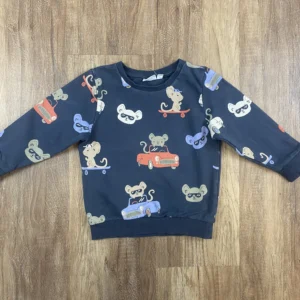 Szürke színű Hosszú ujjú Fiú Pulóver (Egyéb) 86