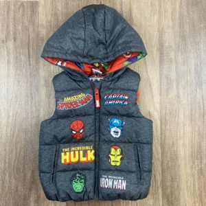 Szürke színű Ujjatlan Fiú Mellény (Marvel) 92, 98