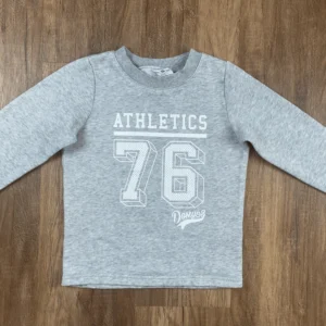 Szürke színű Hosszú ujjú Fiú Pulóver (Decathlon) 110