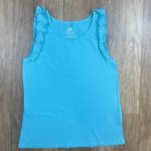 Zöld színű Rövid ujjú Lány Felső (H&M) 134, 140