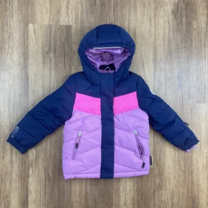 Kék, Lila, Pink színű Kapucnis Lány Kabát (Egyéb) 104, 98