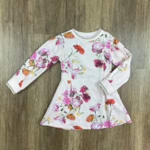 Rózsaszín színű Hosszú ujjú Lány Ruha (Egyéb) 104