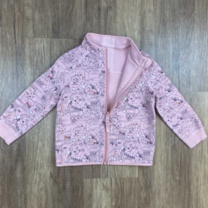 Rózsaszín színű Hosszú ujjú Lány Pulóver (Egyéb) 110