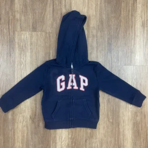 Kék színű Kapucnis Lány Pulóver (GAP) 98