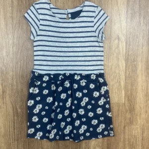 Kék, Szürke színű Rövid ujjú Lány Ruha (Egyéb) 110